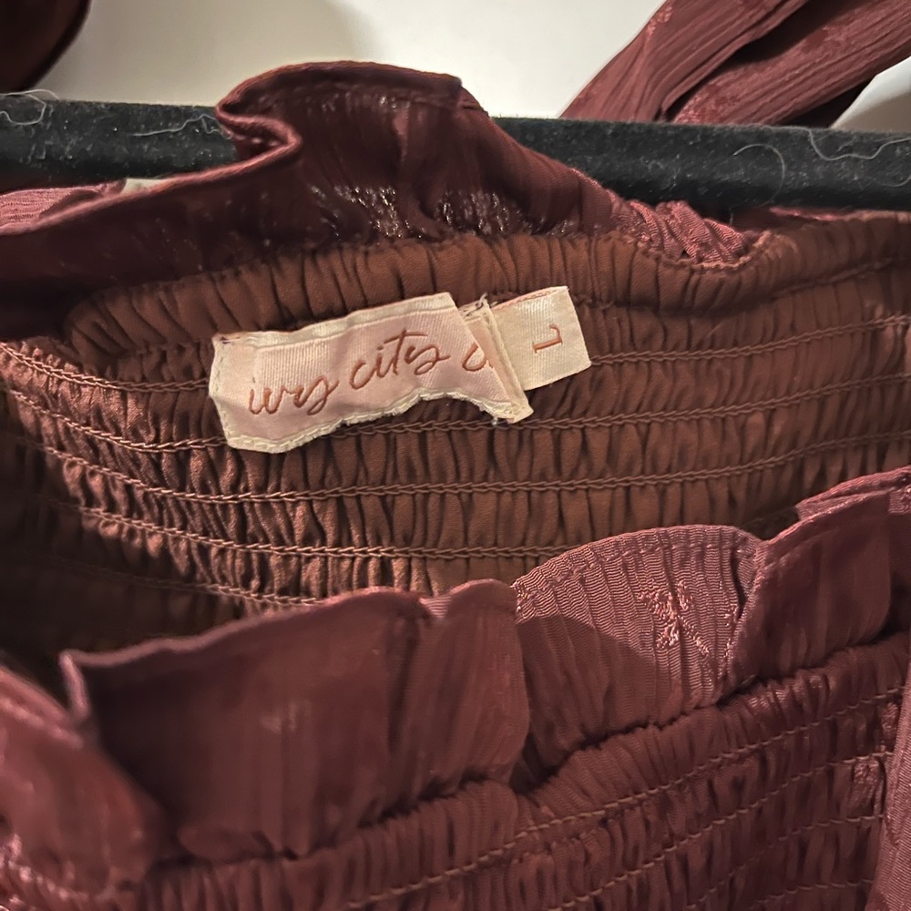 Ivy City Co Burgundy Maxi Dress - Picture 5 of 5